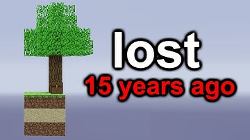 Finding The Oldest Minecraft Skyblock Map