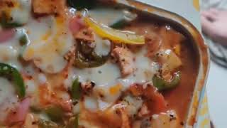Loaded Chicken Pizza Bowl