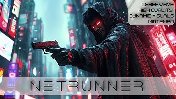 NETRUNNER | Dark Cyberpunk Mix | Dynamic Visuals | 4K