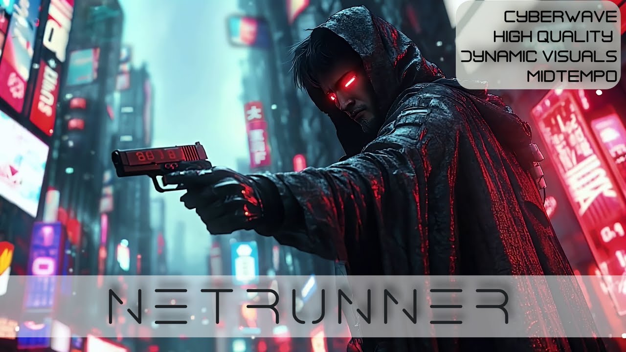 NETRUNNER | Dark Cyberpunk Mix | Dynamic Visuals | 4K - YouTube