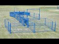 Sydell sheep and goat equipment corral system a long