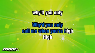 Arctic Monkeys - Why'd You Only Call Me When You're High - Karaoke Version from Zoom Karaoke