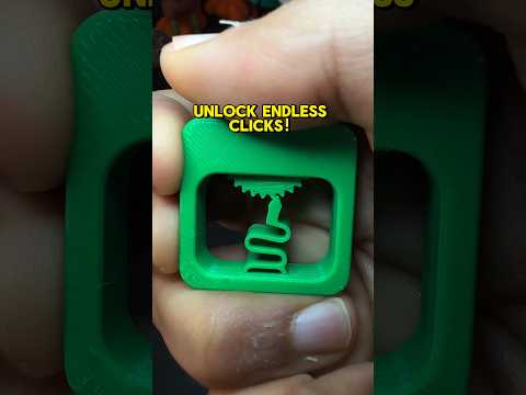 3D-Printed Fidget Click Gear, Play with Toys. #3dprinting #toys #shorts
