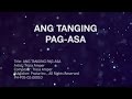 Tricia Amper (Lyric Video) - Ang Tanging Pag-asa