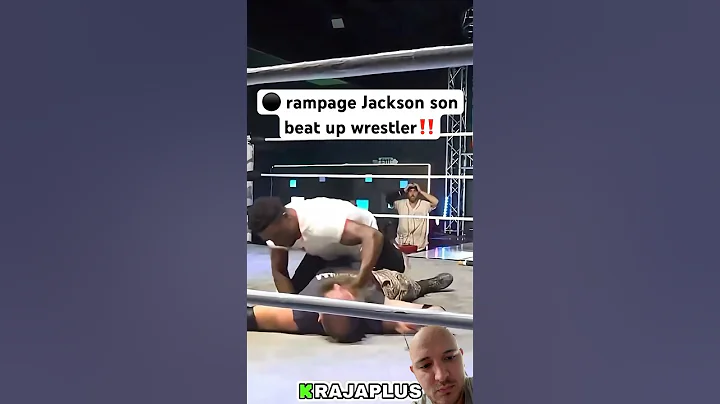 ⚫️ rampage Jackson son beat up a wrestler‼️ #mma #ufc #fight #shorts #wrestling #letsgo ￼