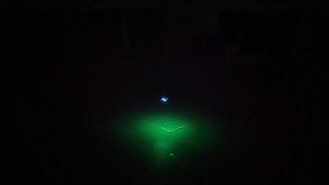 Bezier Curve trajectory flight on a Crazyflie2.1. with a 1 hidden layer 4 neuron neural controller.