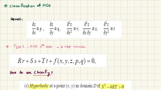 Classification of PDE - Maths462/461