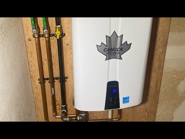 Navien NPE-210-A Tankless Install #2 - YouTube