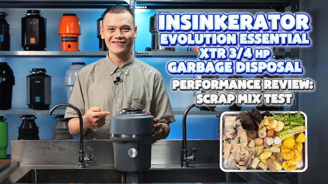 InSinkErator Evolution Essential XTR 3:4 HP Garbage Disposal ...