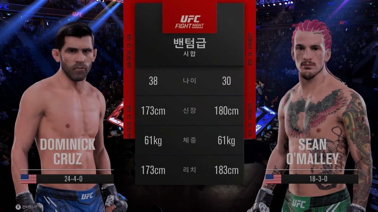 EA SPORTS UFC5 Dominick Cruz VS Sean O'Malley