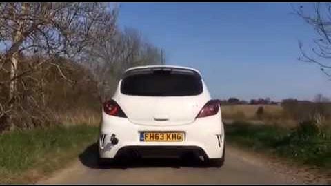 Brutal sounding corsa vxr nurburgring edition!!