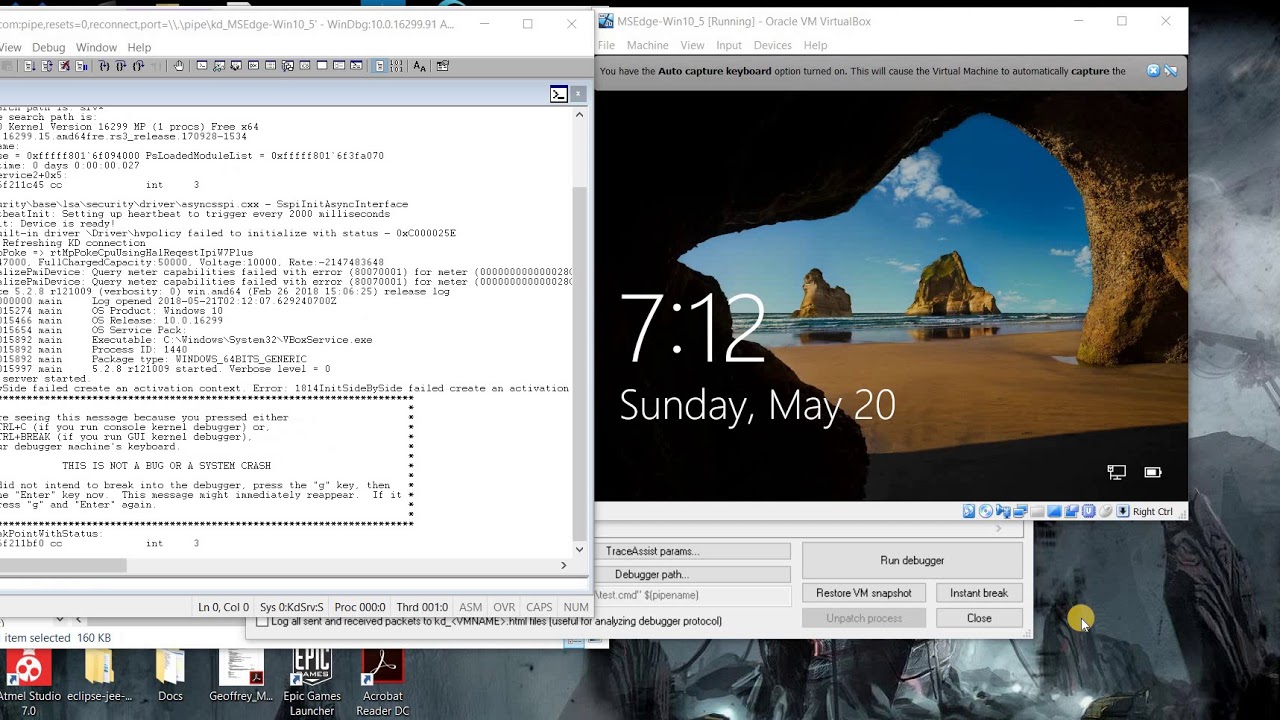 Windows Debugging-Access the KPRCB kernel data structure - YouTube
