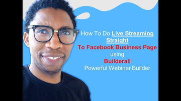How To Do Live Streaming Straight To Facebook  Business Page  Using The Builderall Webinar Tool