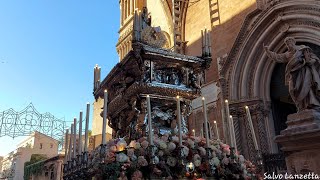 PALERMO - PROCESSIONE DELL'URNA DI SANTA ROSALIA (4K) 15/07/2022