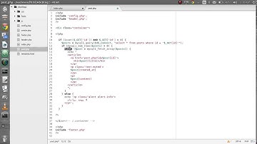 07. عرض التدوينة في مسار مستقل - إنشاء تطبيق مدونة بسيط PHP
