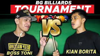 DOBLETE SHOT *FOR THE WIN* - Boss Toni Vs. Kian | BG BILLIARDS TOURNAMEN EP 2