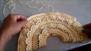 Tığ İşi Fırfırlı Tulum Bölüm 2