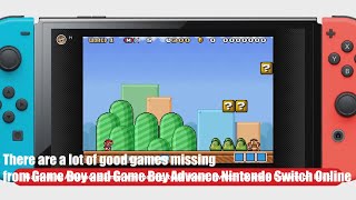 There Are A Lot Of Good Games Missing From Game Boy and Game Boy Advance Nintendo Switch Online