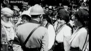 King And Queen Of Romania In Transylvania 1919