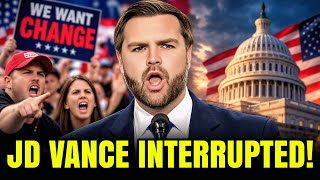 JD Vance Interrupted by Heckler During Speech — His Response Gets Attention
