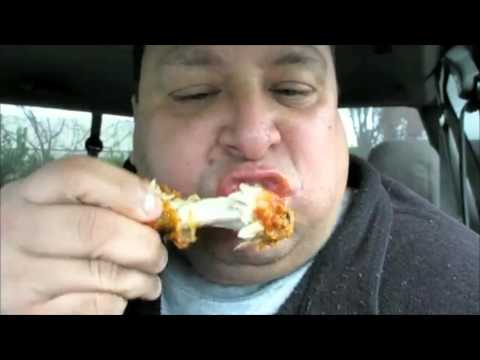 Joey Eating Chicken in Reverse