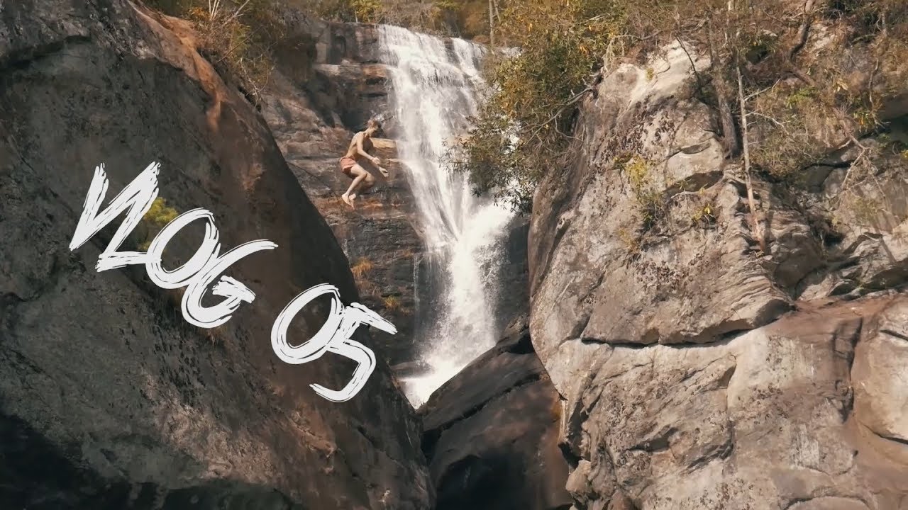 CLIFF JUMPING AT PARADISE FALLS IN NORTH CAROLINA// VLOG5 YouTube