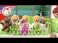 Playmobil Hauser Family - Mia, Paul and Alex Get Immunized - Toys film for kids