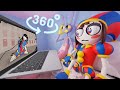 The amazing digital circus 360  jax  pomni react to tadc meme in bed  vr360 experience