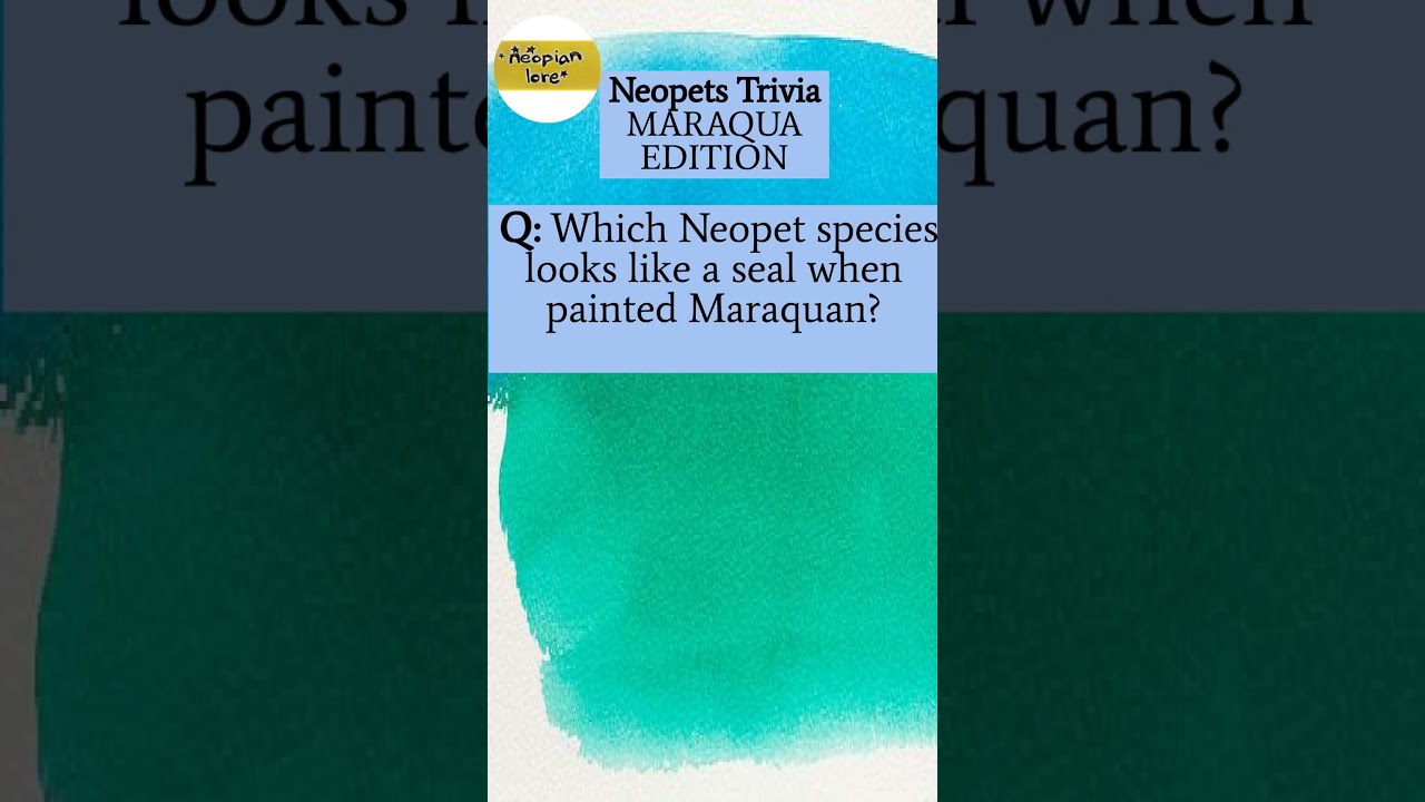 Neopets Trivia: Maraqua Edition