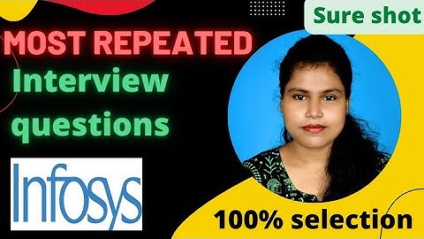 Most important question for Infosys interview || Infosys system engineer interview questions