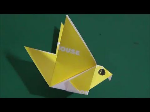 How To Make A Bird とり 折り紙 Youtube