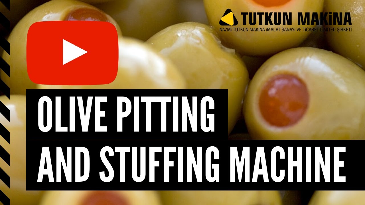 Olive pitting & Stuffing machine for low density fillings