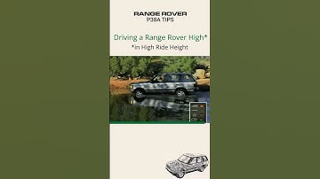 Range Rover P38A - Driving High* - *high ride height setting #shorts #rangerover #howto