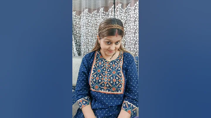 Cute braided hairstyle #foryou #hairstyle #diyhairstyle #shorts #reels #braids #youtube #subscribe