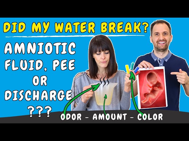 Water breaking signs - Did my water break or did I pee? Water