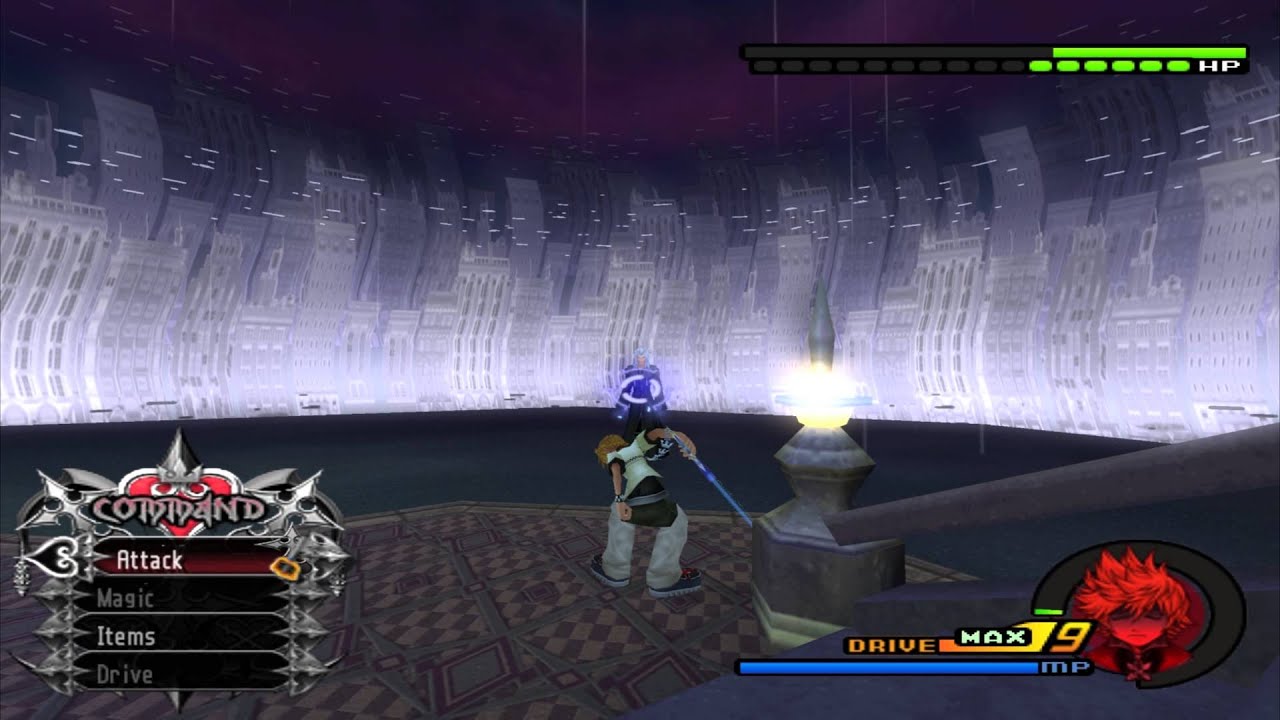 [KHFM2] DW Roxas Vs Xemnas [4KHD Hardest fight]