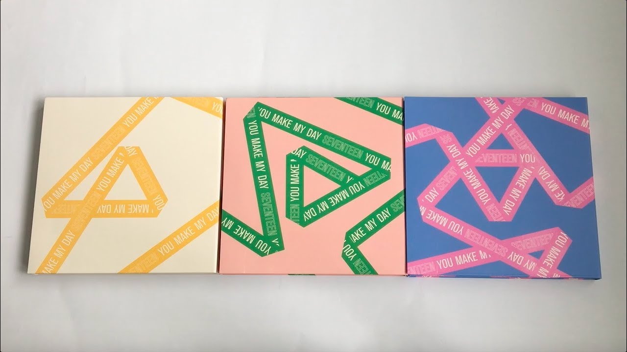 Unboxing Seventeen 세븐틴 5th Mini Album You Make My Day Meet Follow Set The Sun Ver