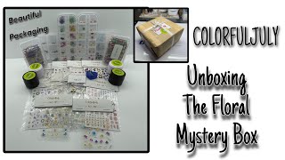 PR UNBOXING FLORAL MYSTERY BOX FROM COLORFULJULY | DISCOUNT CODE 15%