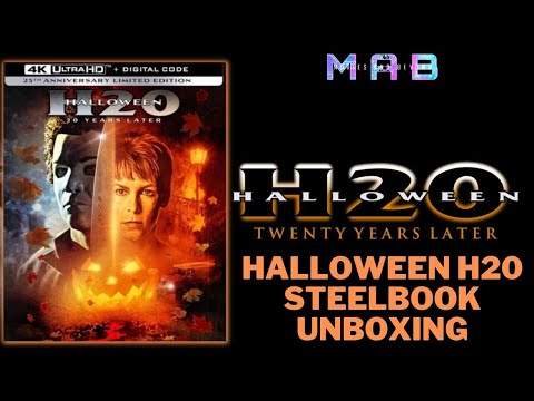 Halloween H20 4k Steelbook Unboxing