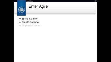 From Requirements to User Stories