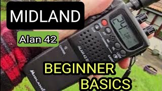 Midland Alan 42 DS - Latest Model 2024 Beginner Basics