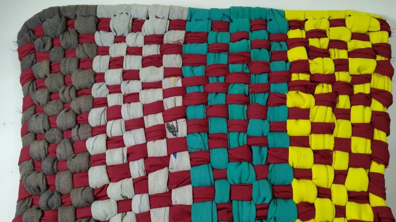 Daur Ulang Kaos bekas Jadi Keset yang Paling Gampang || DIY