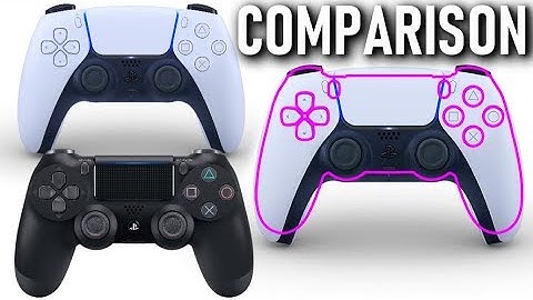 PlayStation 5 & PlayStation 4 Controllers Comparison!