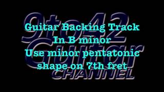 Backing Track In B minor (Bm) chords