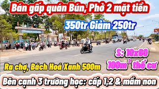 Giảm 300tr. Sang nhượng gấp quán Bún Phở 2 MT bên cạnh trường, chợ. Khu kinh doanh bậc nhất xã