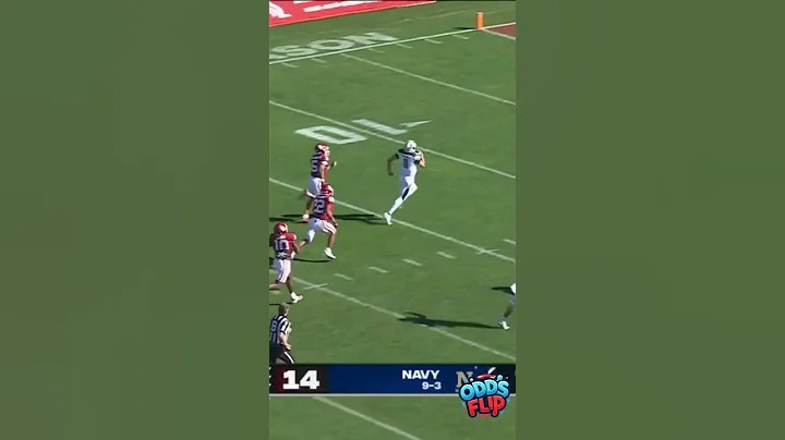 Navy's Epic 94-Yard Touchdown Run!
