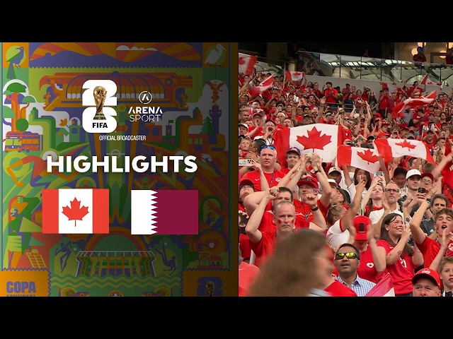 FIFA WC 2026 | Canada - Qatar 6:0 | Group B | 2. kolo