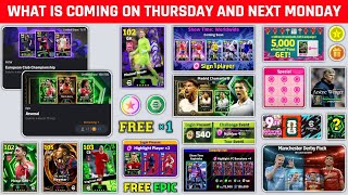 eFootball 2026 New Update!! What Is Coming On Tomorrow &amp; Monday In eFootball 🤩 Free Epic &amp; Free Coin