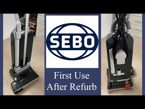 Sebo Evolution 350, Commercial Vacuum, New Belts And House Demo