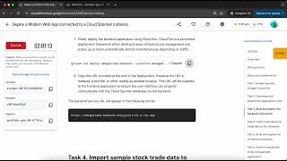 Deploy a Modern Web App connected to a Cloud Spanner Instance | GSP1051